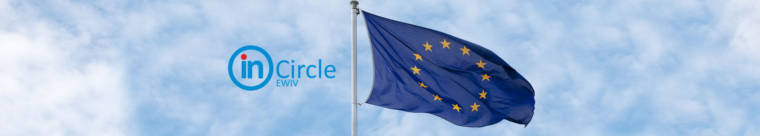 European Union FLag next to InCircle Logo
